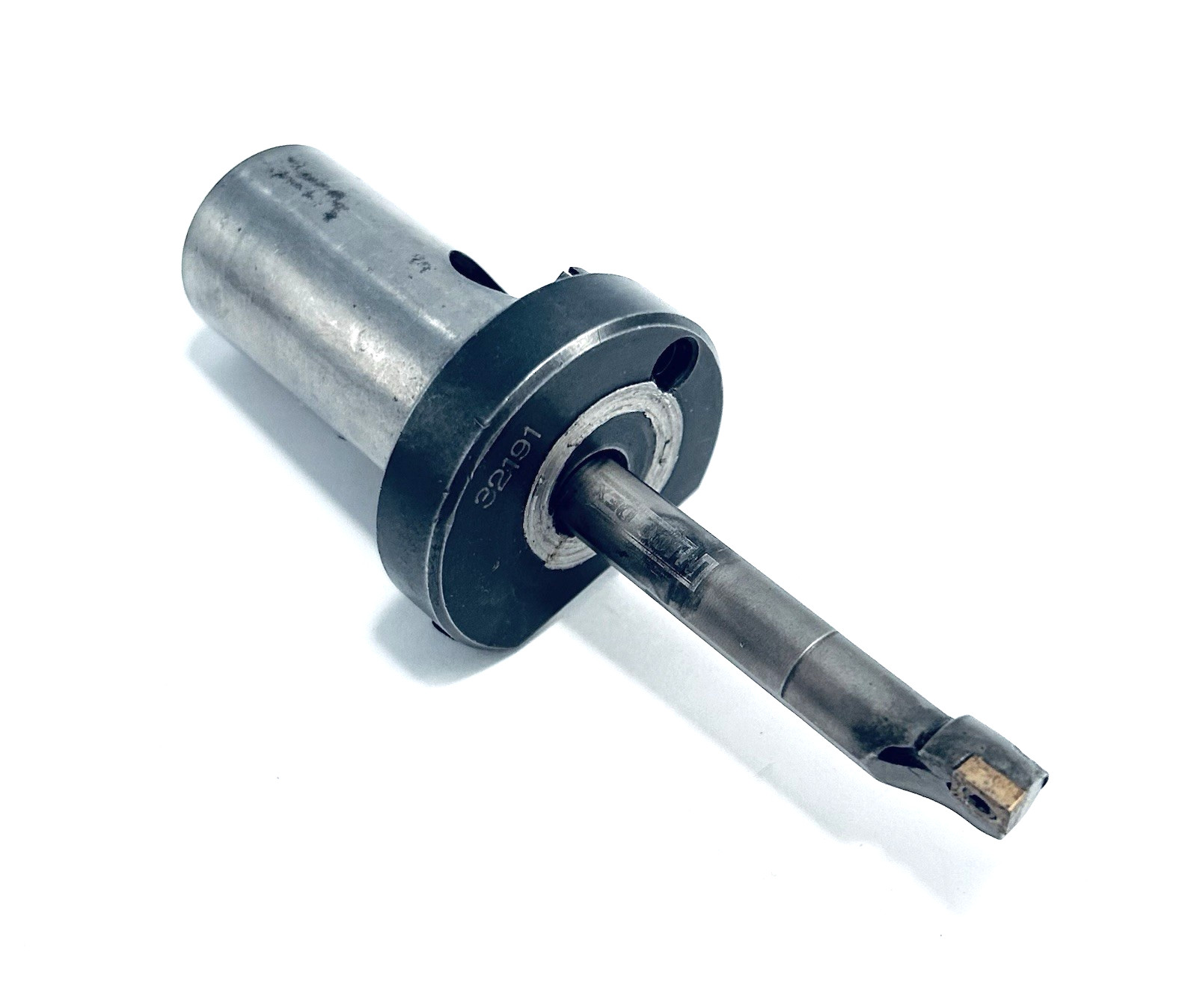 BORING TOOL HOLDER ADAPTER 1”Shank 3/8”Bore with 1/2” Coolant Thru Bar VERY GOOD