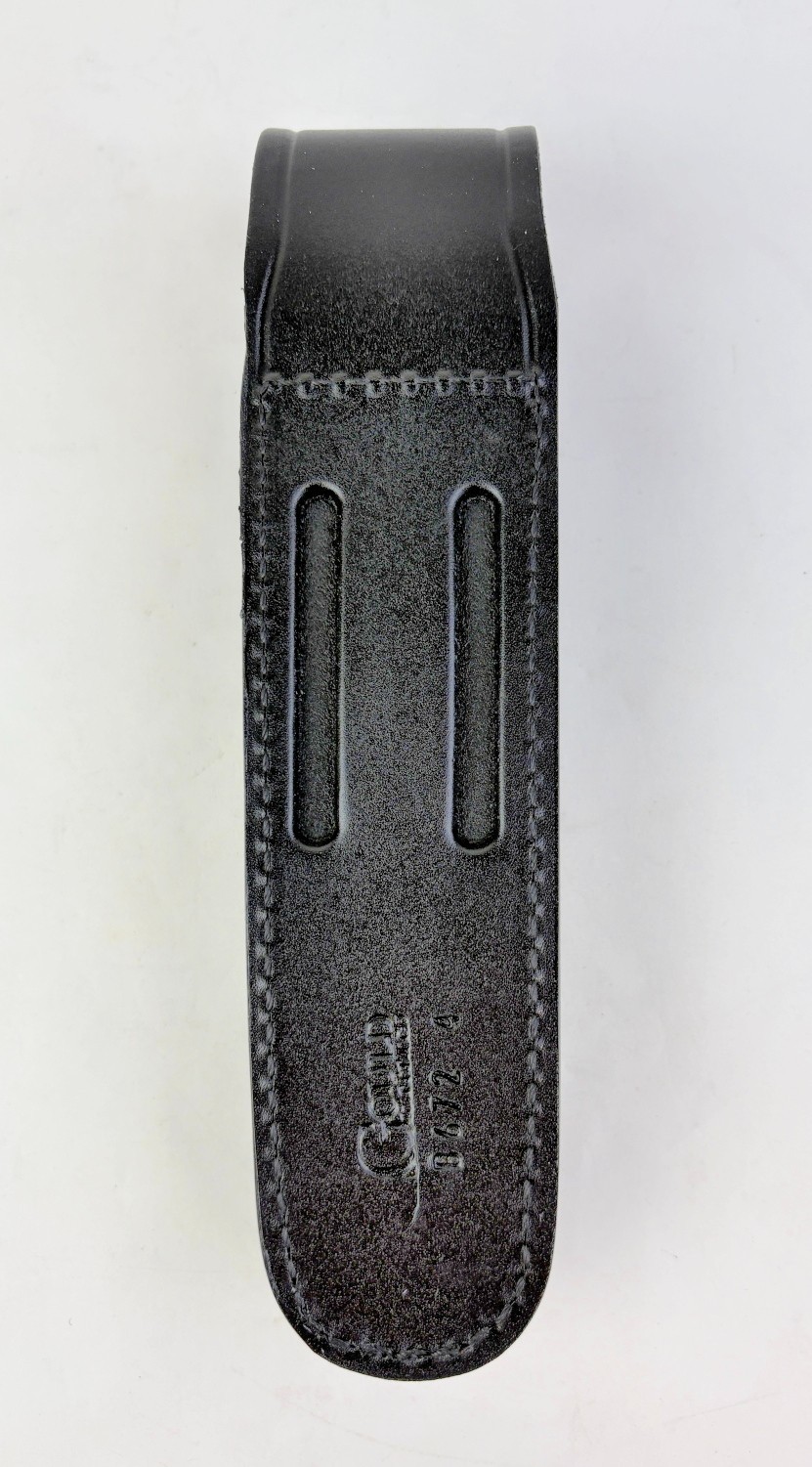 Flashlight Case Black Duty Leather Stinger Light Holder B672-4 GOULD & GOODRICH