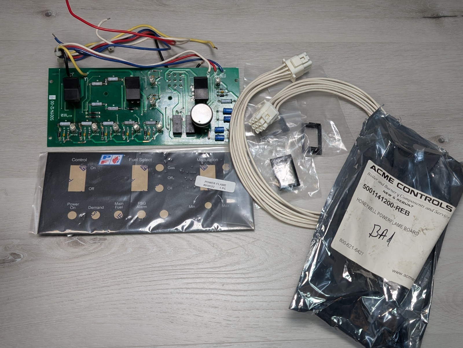 Honeywell 50011412-004 Circuit Board Assembly Power Flame Board – ACME Rebuild