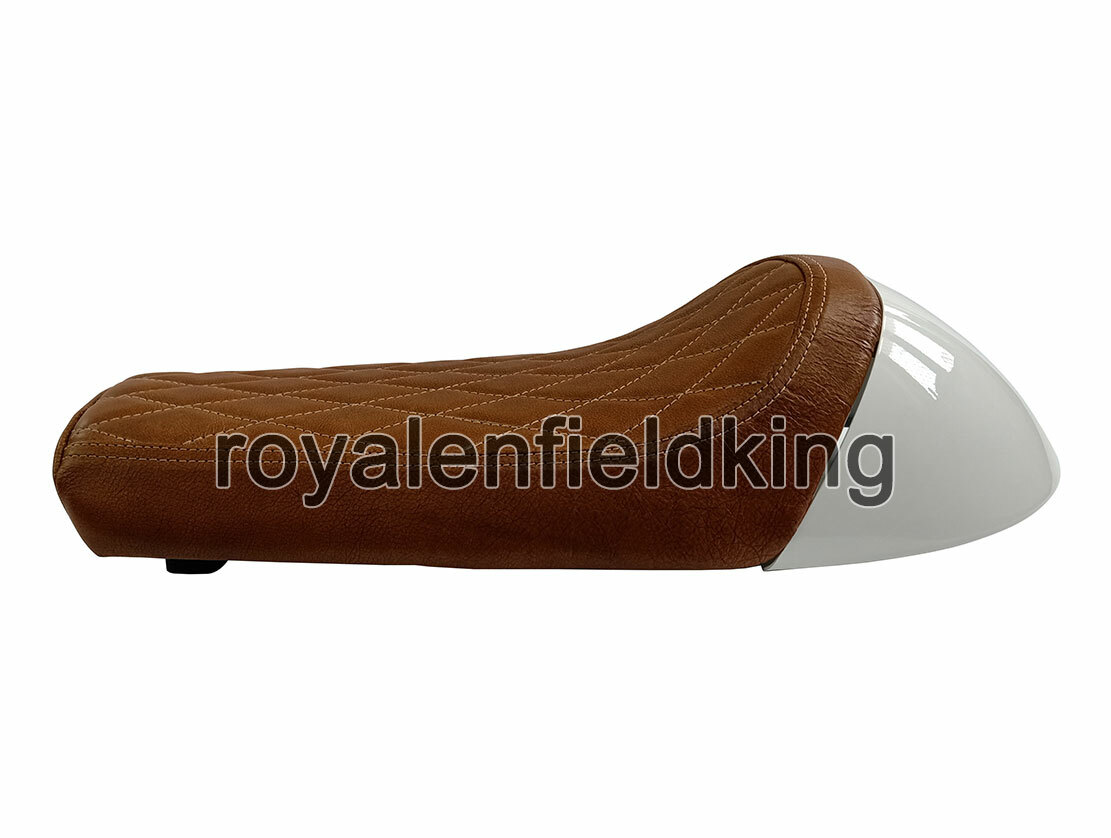 Fit For Royal Enfield GT & Interceptor 650 D5 Touring Single Seat & White Cowl