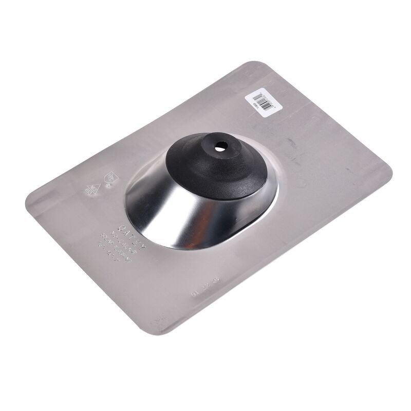 Oatey 11832 No-Calk Roof Flashing 1/2″-1″ Aluminum 12.5″L x 9″W Base