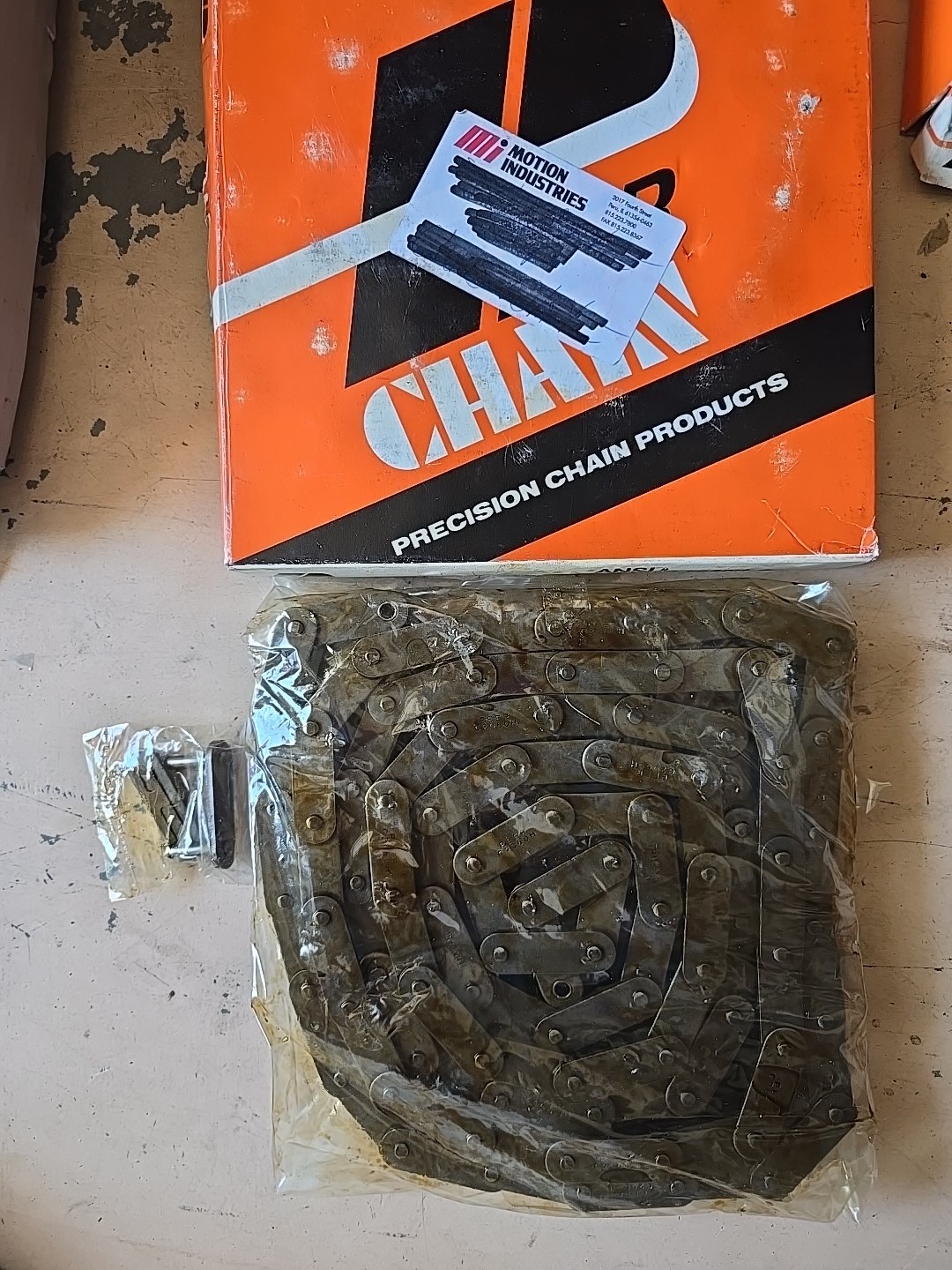 Peer Heavy Conveyor Roller Chain 10FT + 1 Connecting Link C2060H