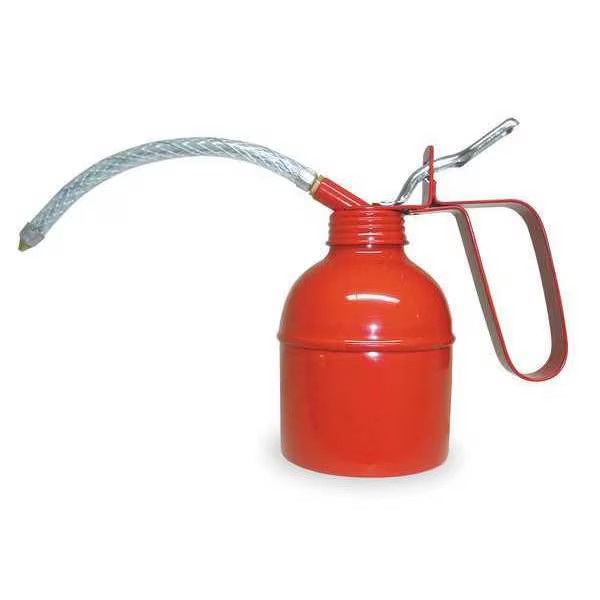 Westward Oiler, 10 fl oz Capacity, Tin Coated Steel Sheet, Flexible Spout, 6 in