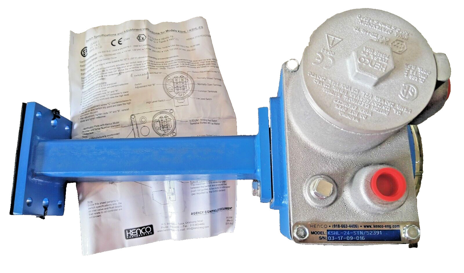 KSHL-24-SYN KENCO ENGINEERING OIL LEVEL CONTROLLER