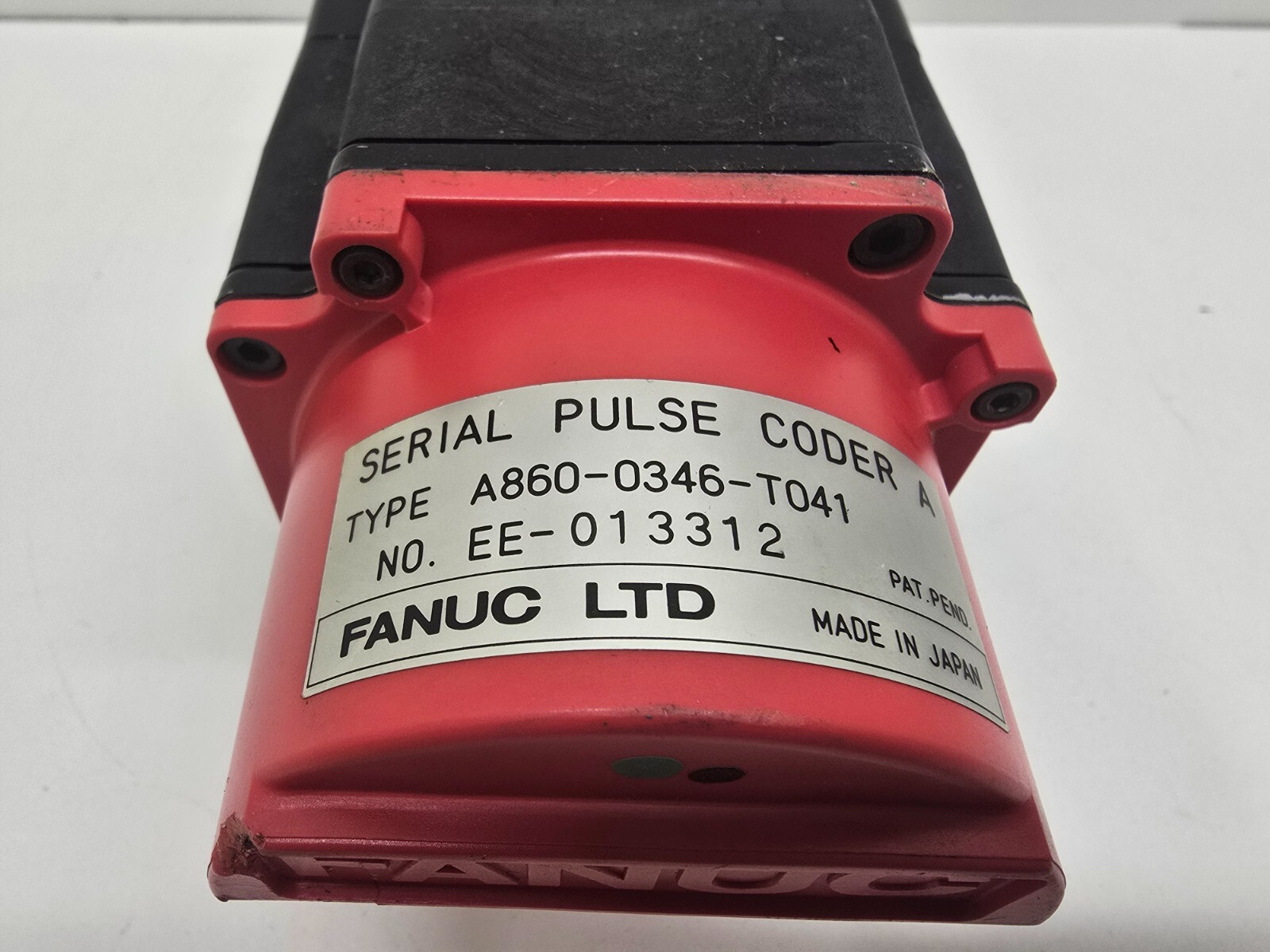 GOOD USED! FANUC AC SERVO MOTOR A06B-0371-B169 W/ ENCODER A860-0346-T041