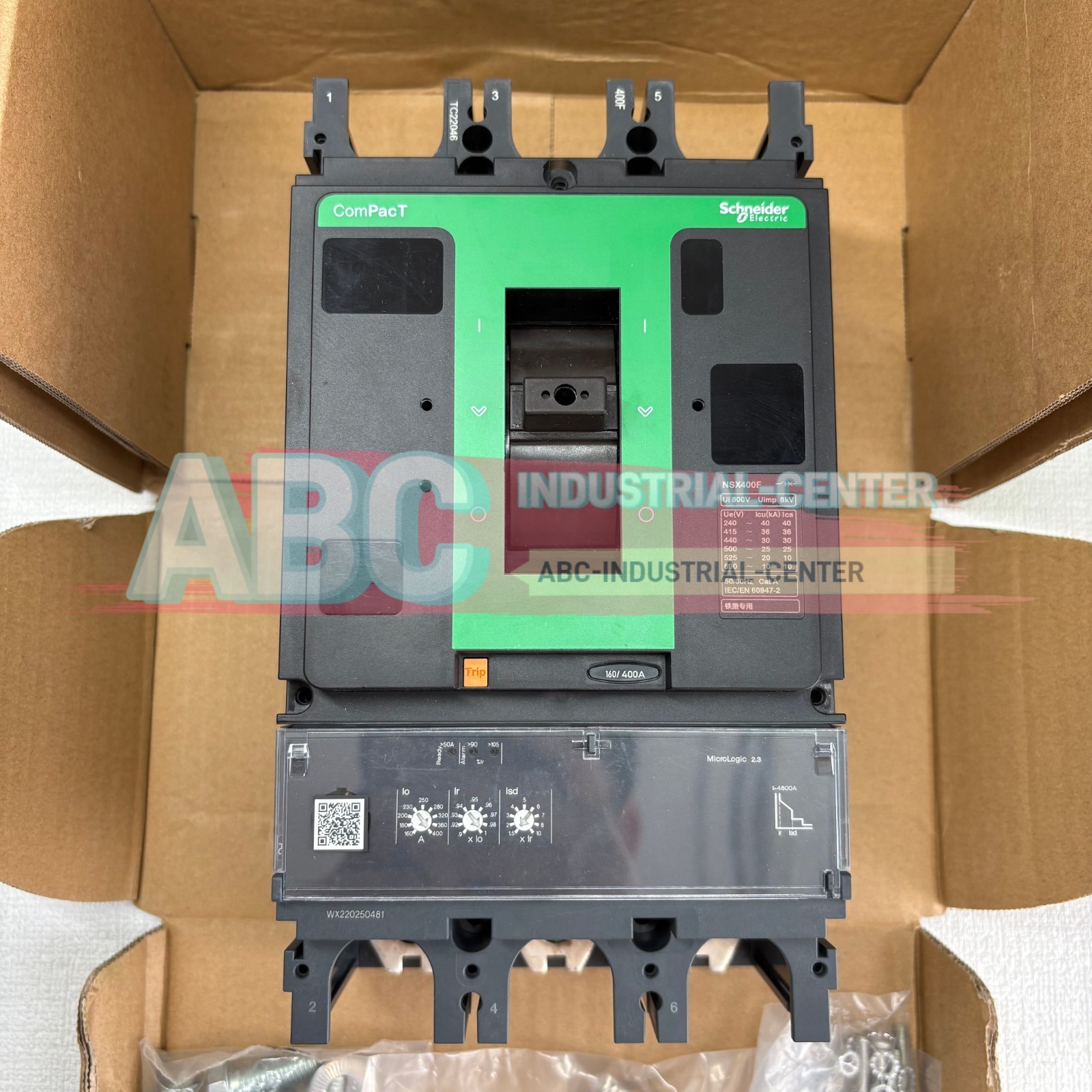 1PCS New Schneider C40F32D400 NSX400F 3P 400A Molded Case Circuit Breaker (MCCB#