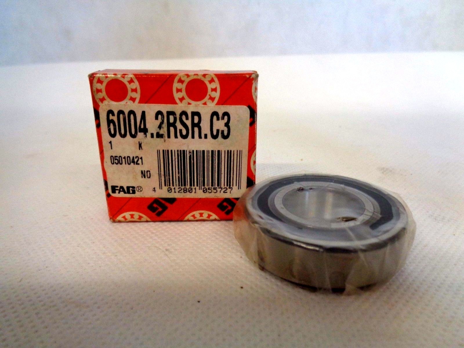 NEW FAG 6004.2RSR.C3 BALL BEARING