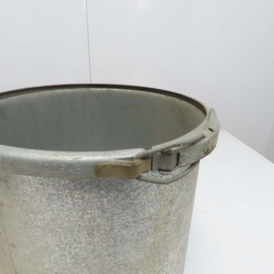 Quick-Clamp Rolled Edge Duct Nipple 10″ Dia x 11″ Galvanized Steel W/Clamp