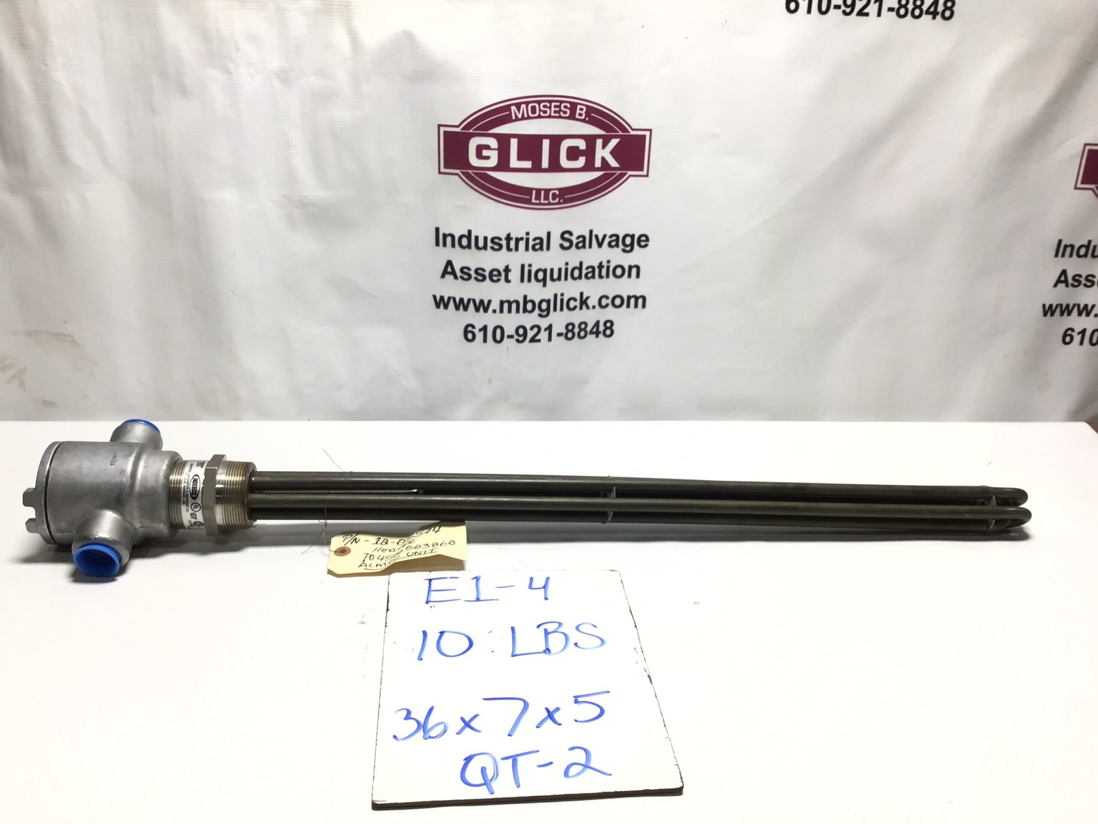 Indeeco S7131A116208U Immersion Water Heater 12,000W 480V 3PH