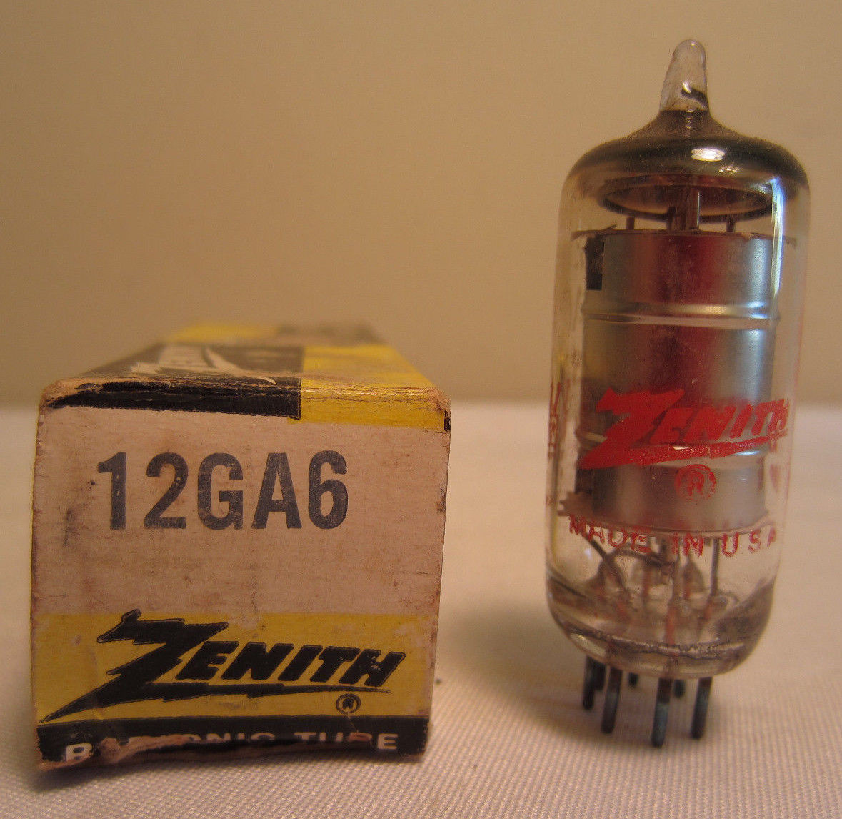 Zenith 12GA6 Radionic Electronic Tube In Box NOS