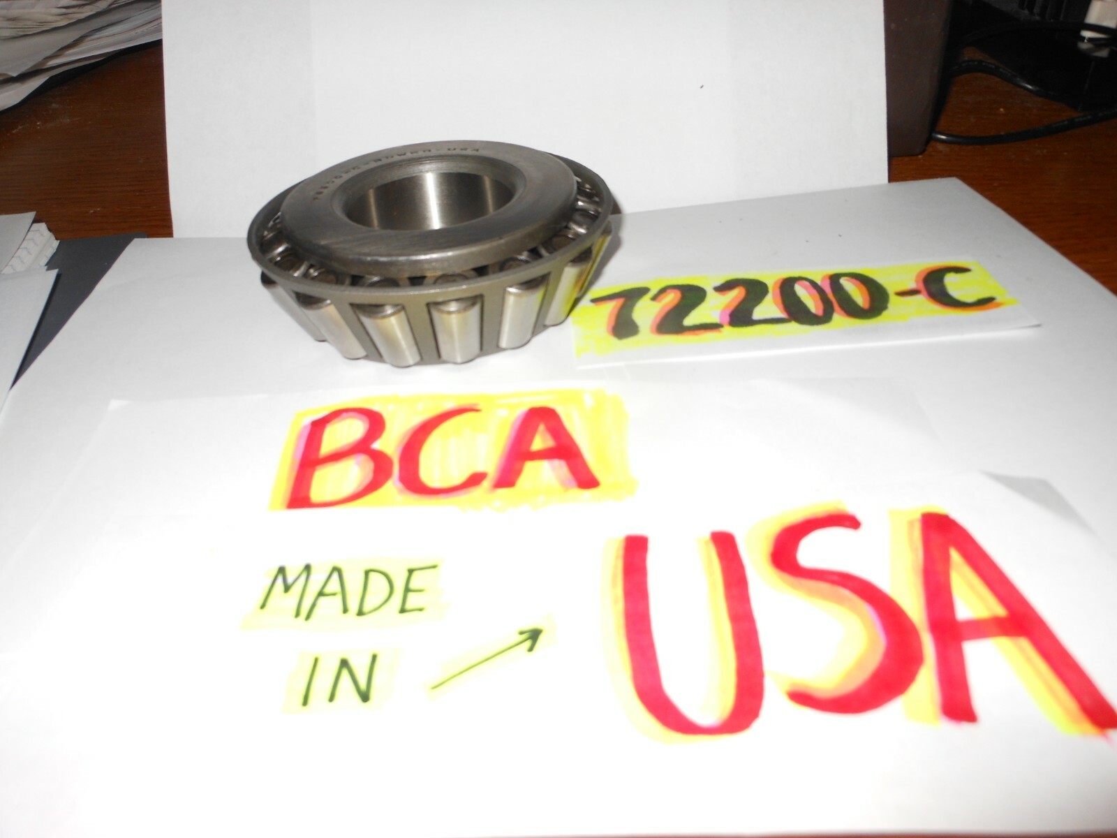 BCA/BOWER 72200C TAPERED ROLLER BEARING CONE~ NEW ~2″ BORE~FREE SHIPPING