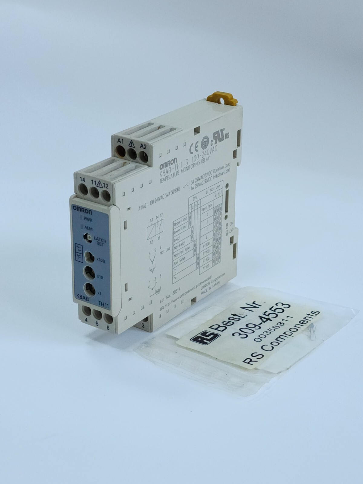 K8AB-TH11S OMRON TEMPERATURE MONITORING RELAY K8AB-TH11S