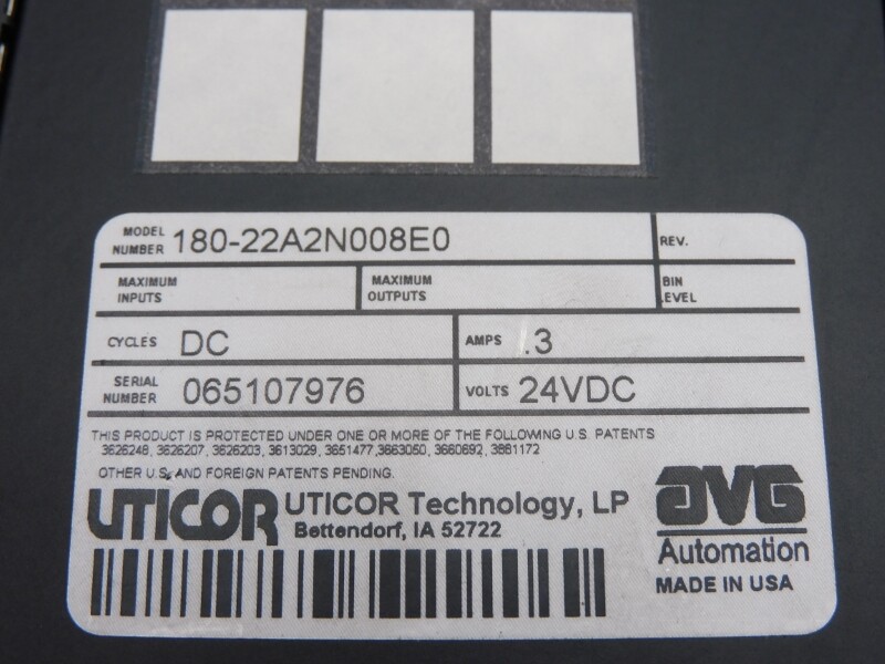 UTICOR 180-22A2N008E0 24VDC .3 NSNP
