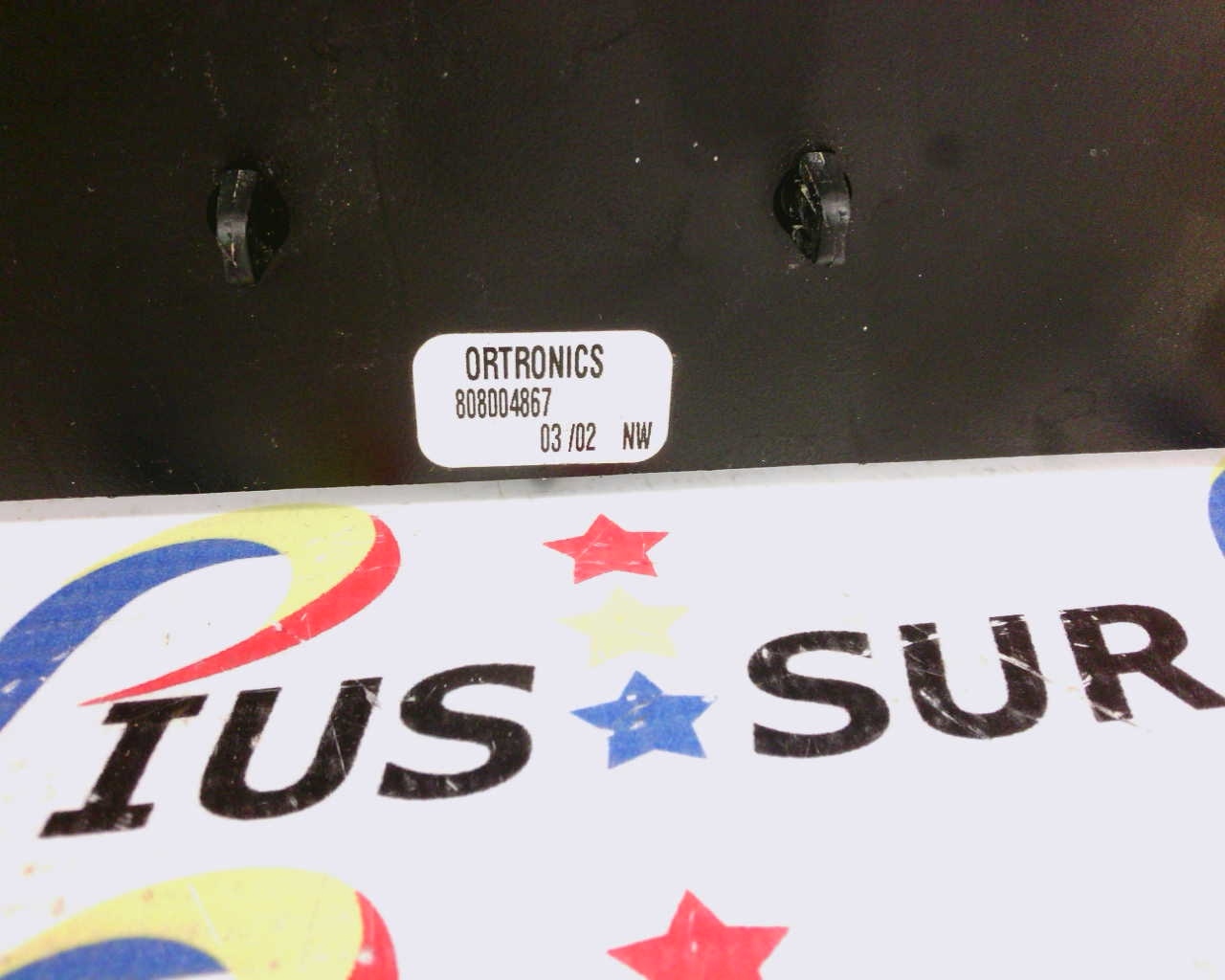USSP Ortronics Black 3 1/2″ x 19″ Wire / Cable Management Panel 808004867
