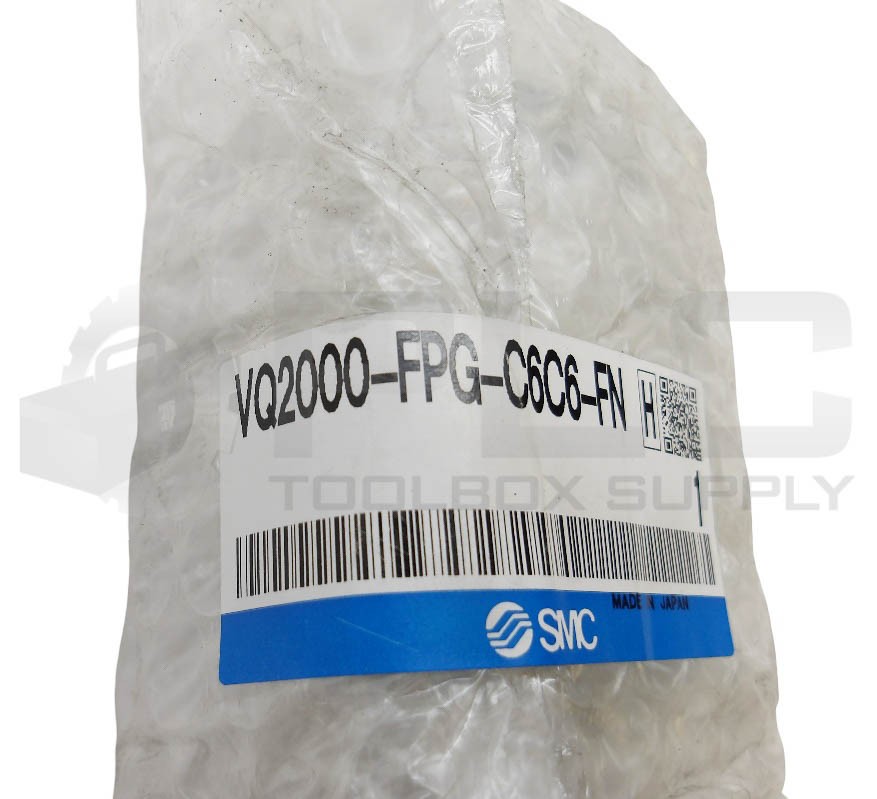 SEALED NEW SMC VQ2000-FPG-C6C6-FN DOUBLE CHECK BLOCK PNEUMATIC VALVE