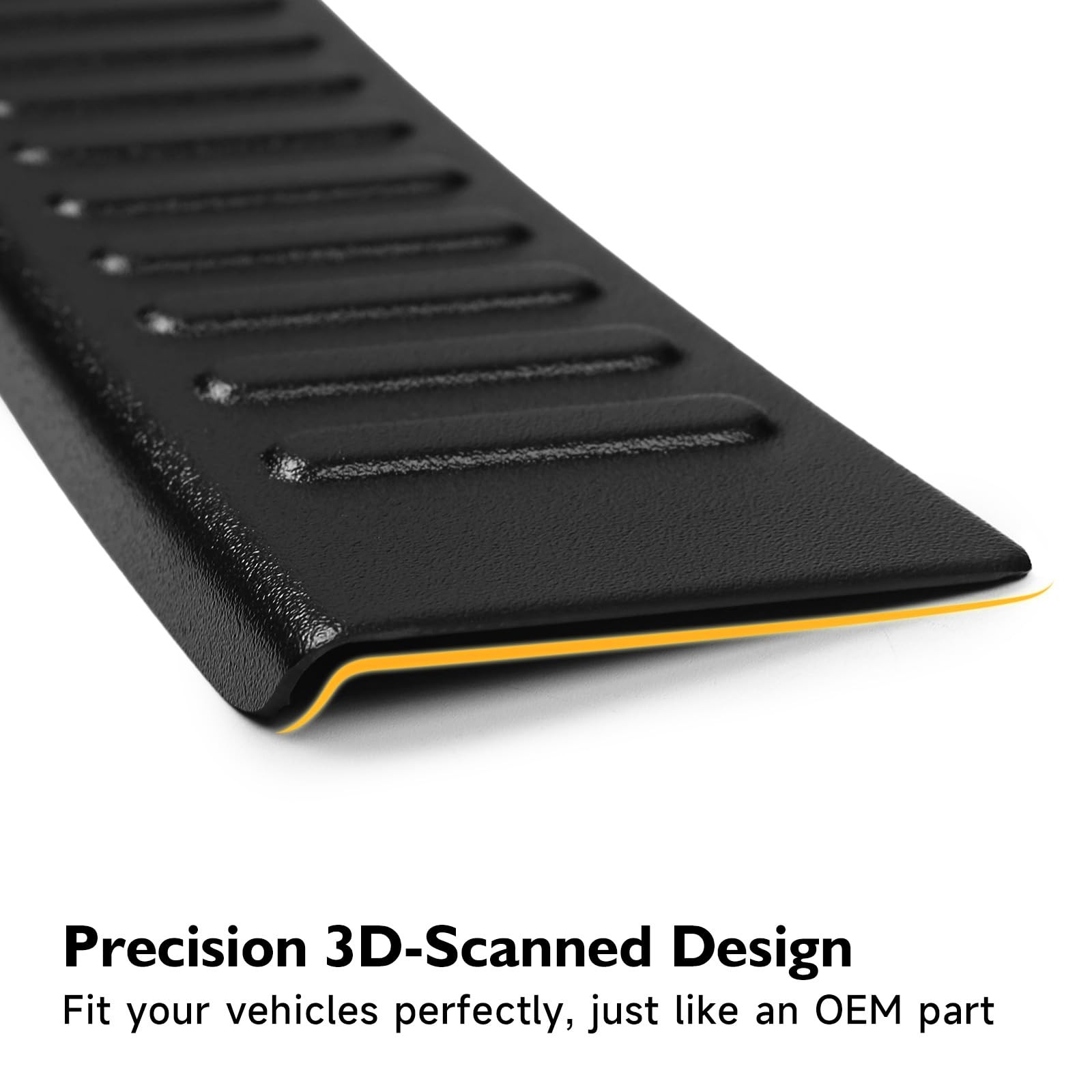 Rear Bumper Protector Guard Matte Black for SUVs