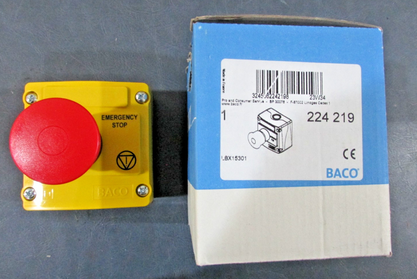 Baco 224 219 Emergency Stop Button