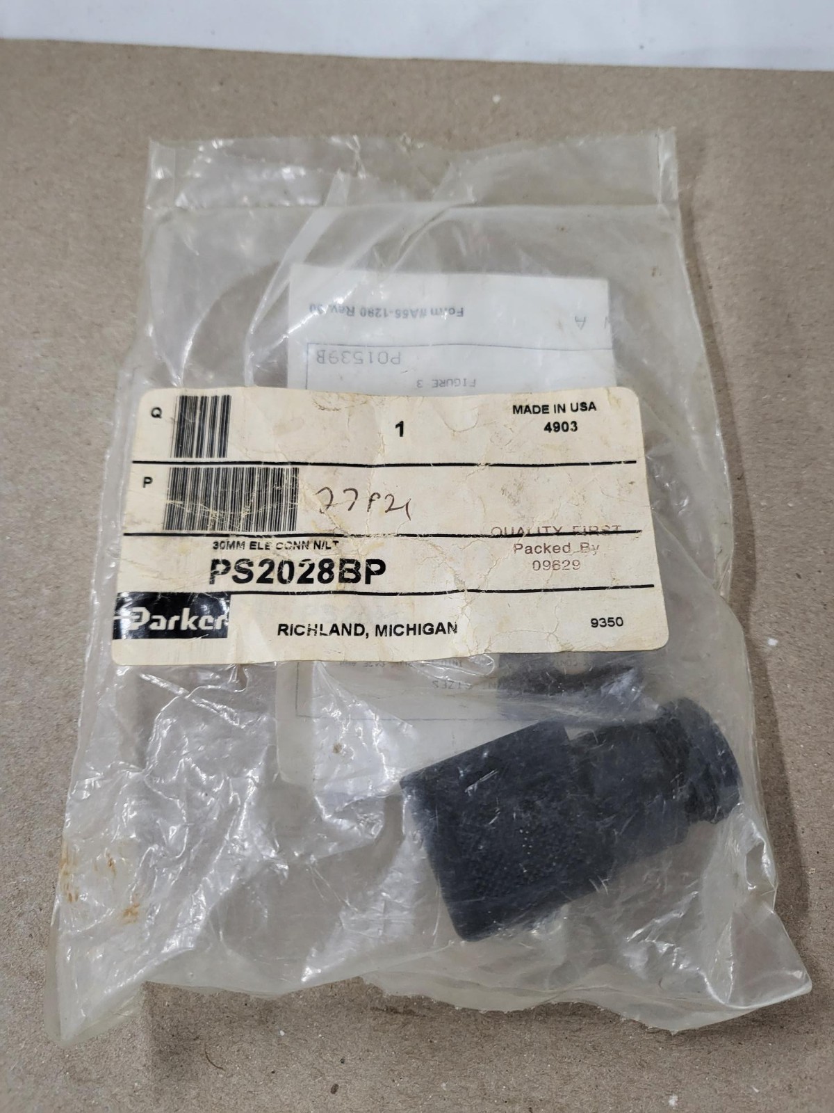 Parker PS2028BP 30mm Connector