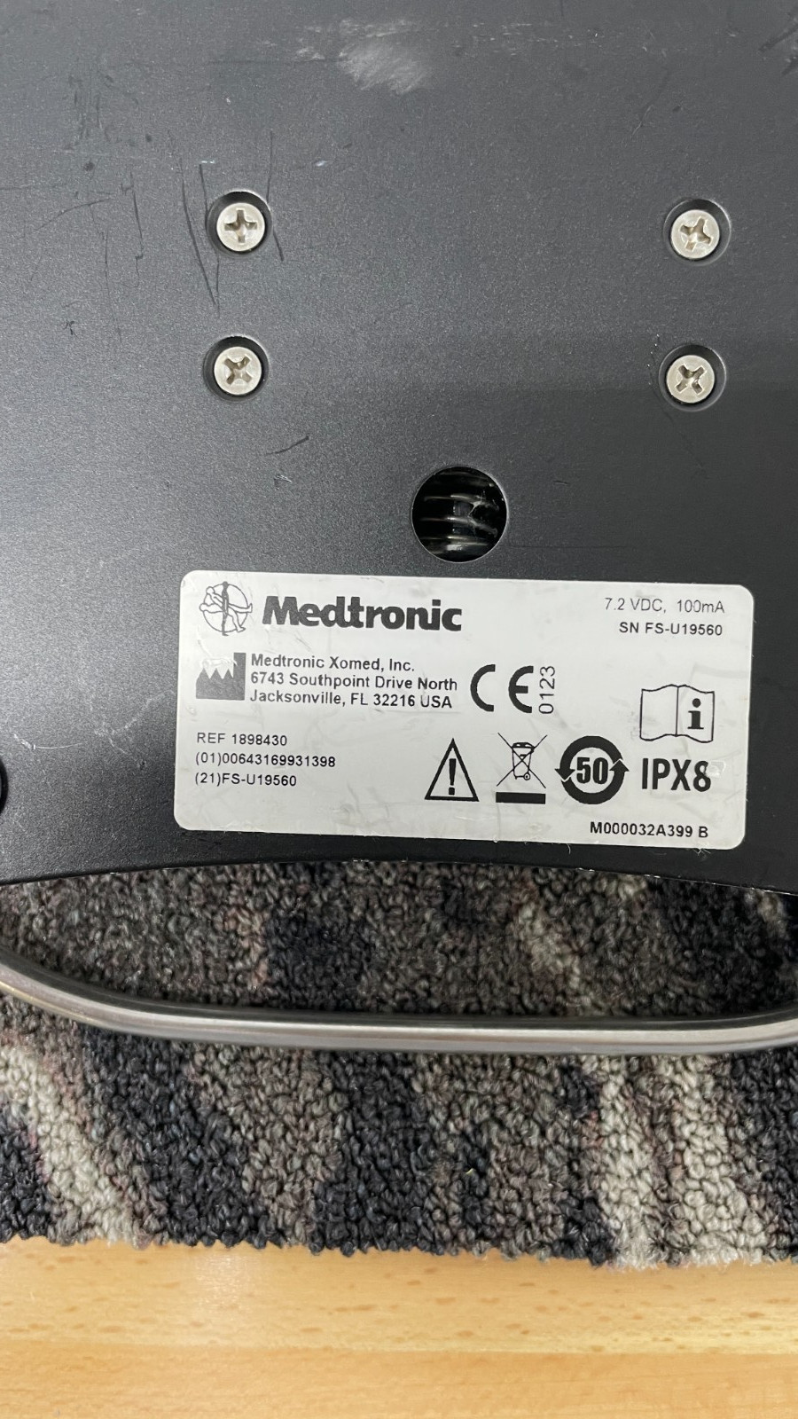 *Lot of 2* Medtronic 1898430 Integrated Power Console Multifunction Foot Pedal