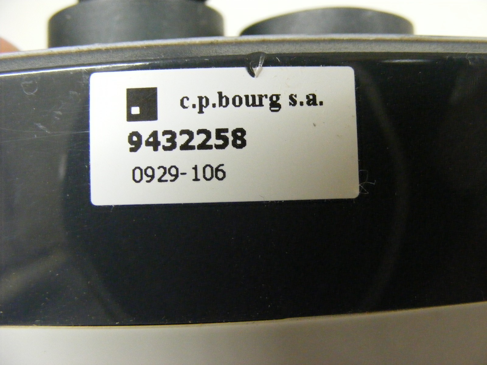 C.P. Bourg 9432258 Bypass On Off Switch, Telemecanique (a76)