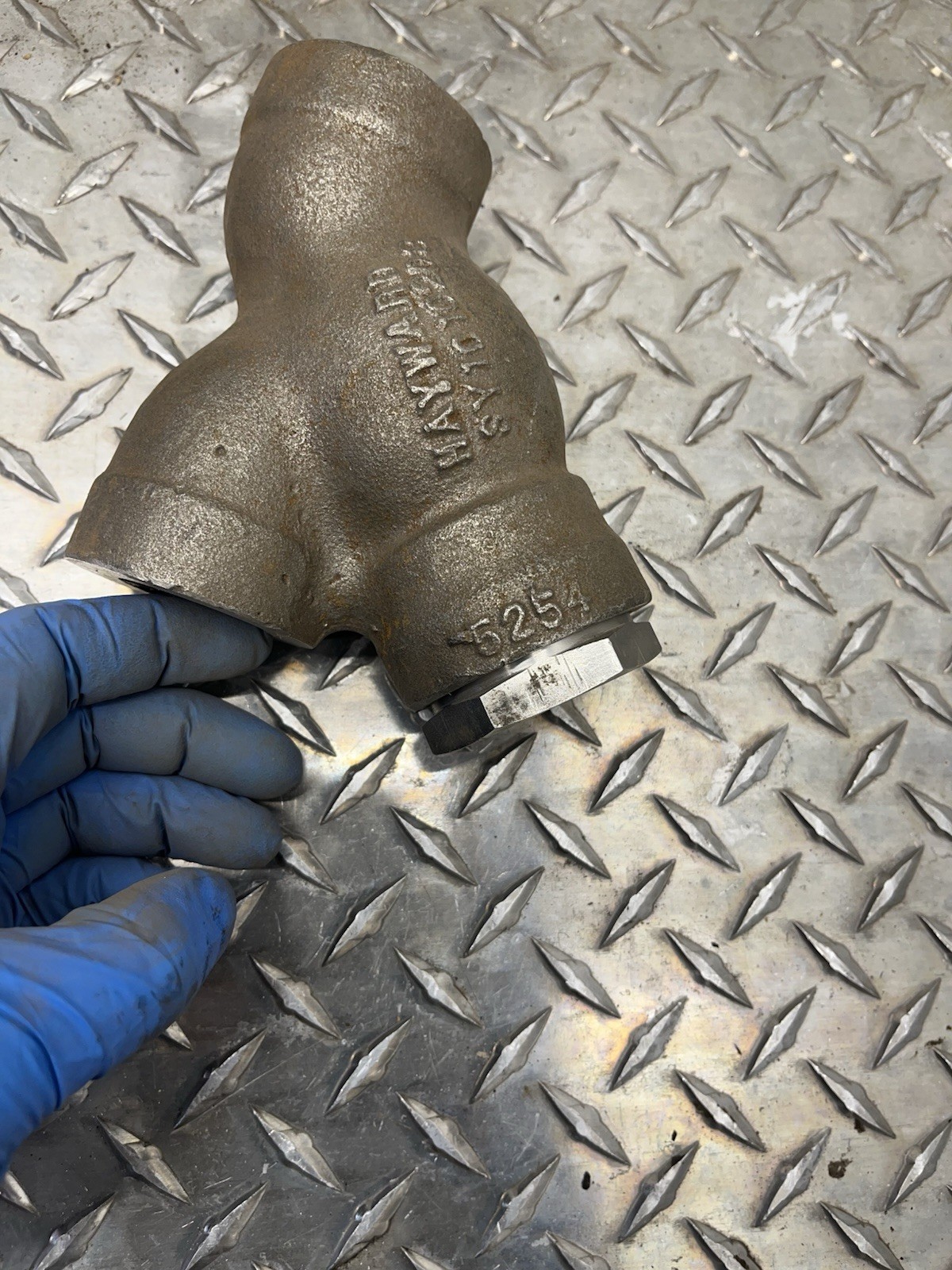 HAYWARD SY1010208 1-1/2 or 1-3/8? Socket Weld Y Strainer CF8M 5254 Steam