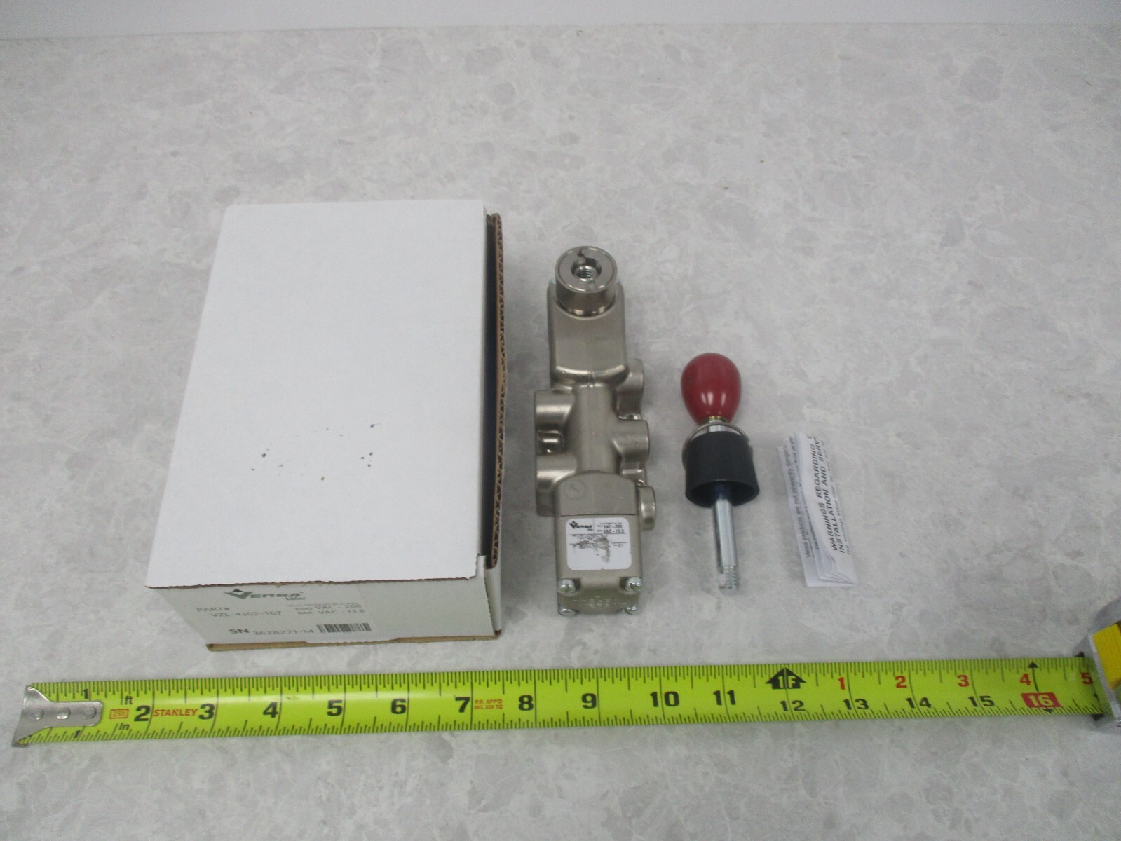 VERSA VZL-4302-167, 2 POSITION AIR VALVE, V0936