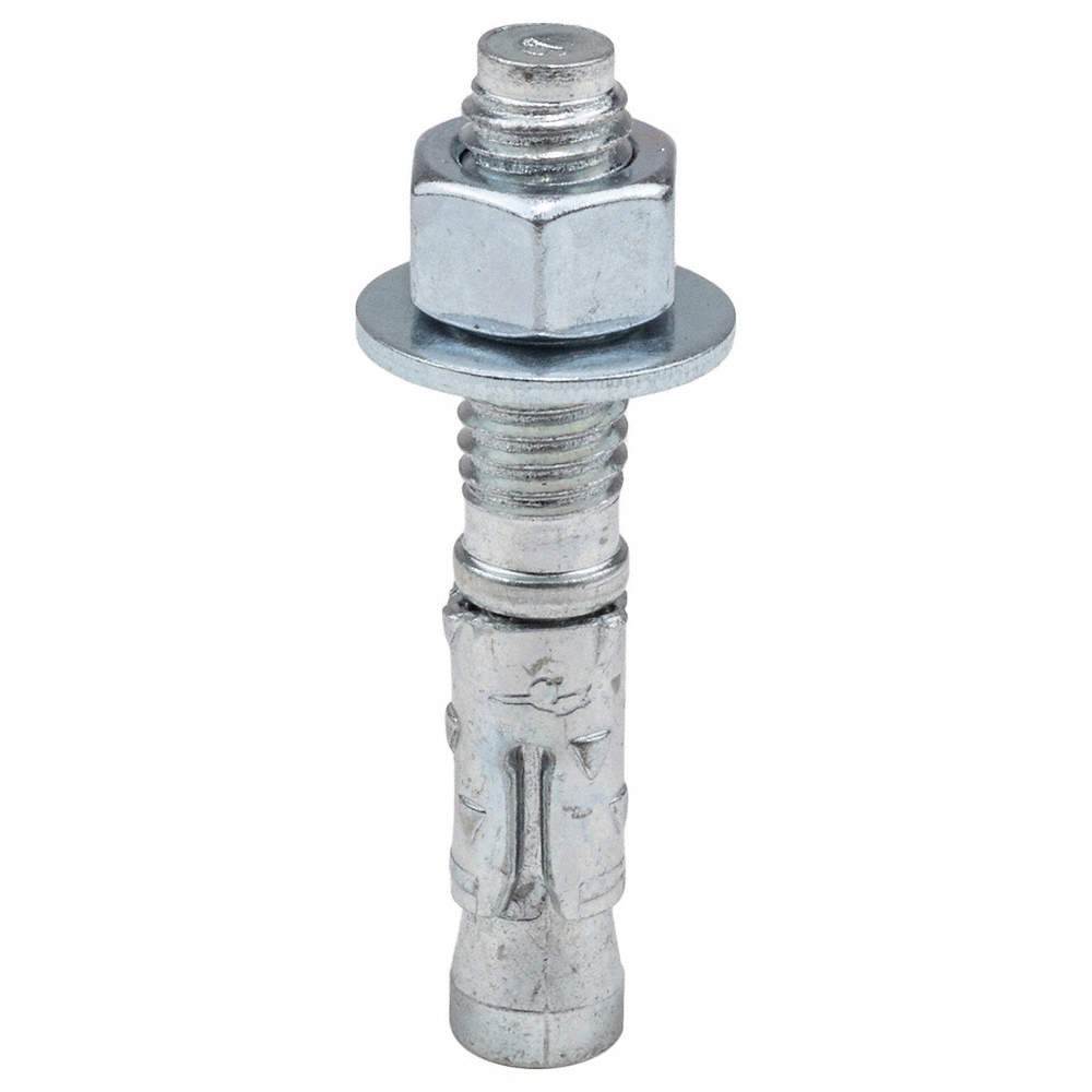 RED HEAD WS-3822 Wedge Anchor,3/8″-16,Steel,3/8 in,PK50 3A445