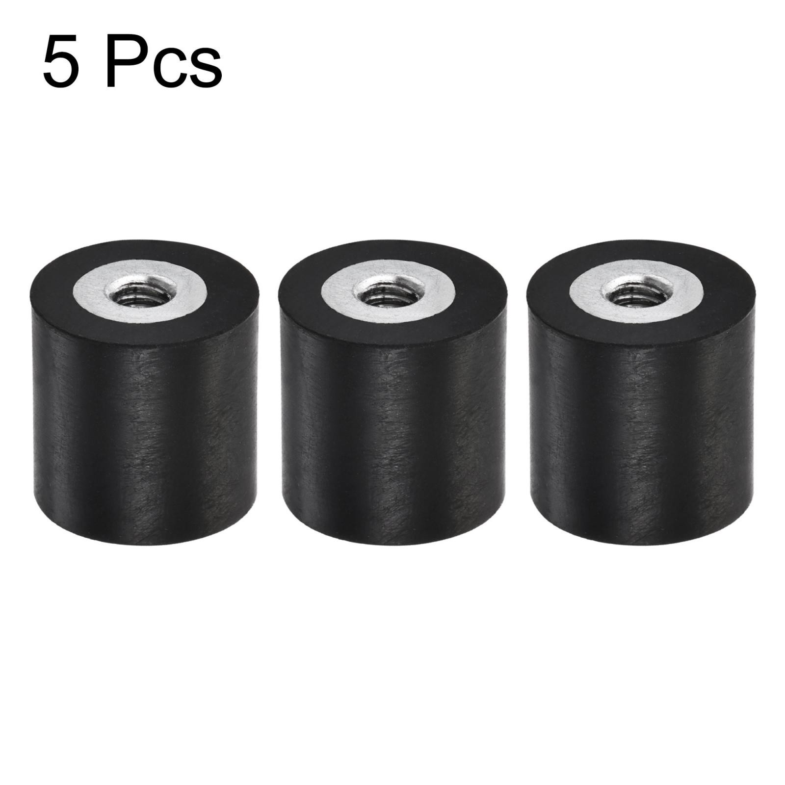 5pcs M4 Rubber Mounts Female Shock Absorber for Motor Generator Compressor