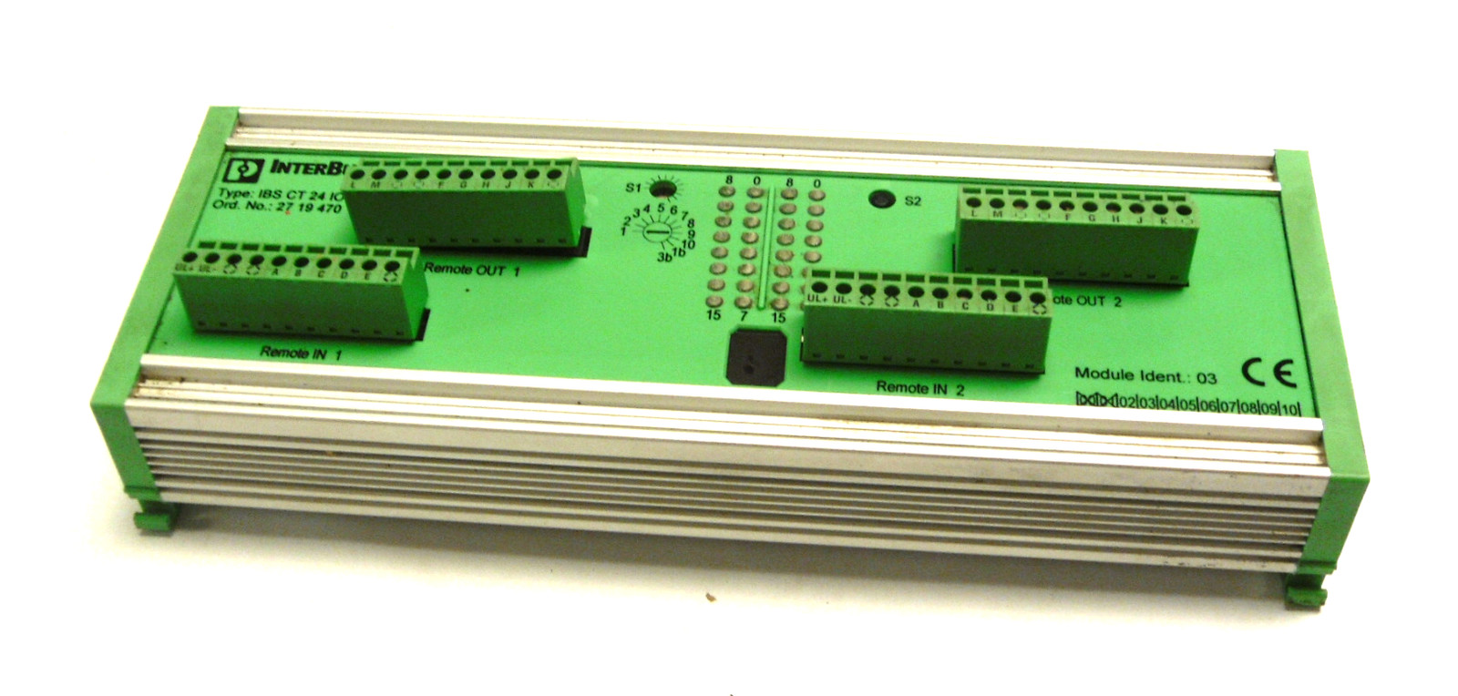 INTERBUS IBS CT 24 IO GT-T COUPLING MODULE