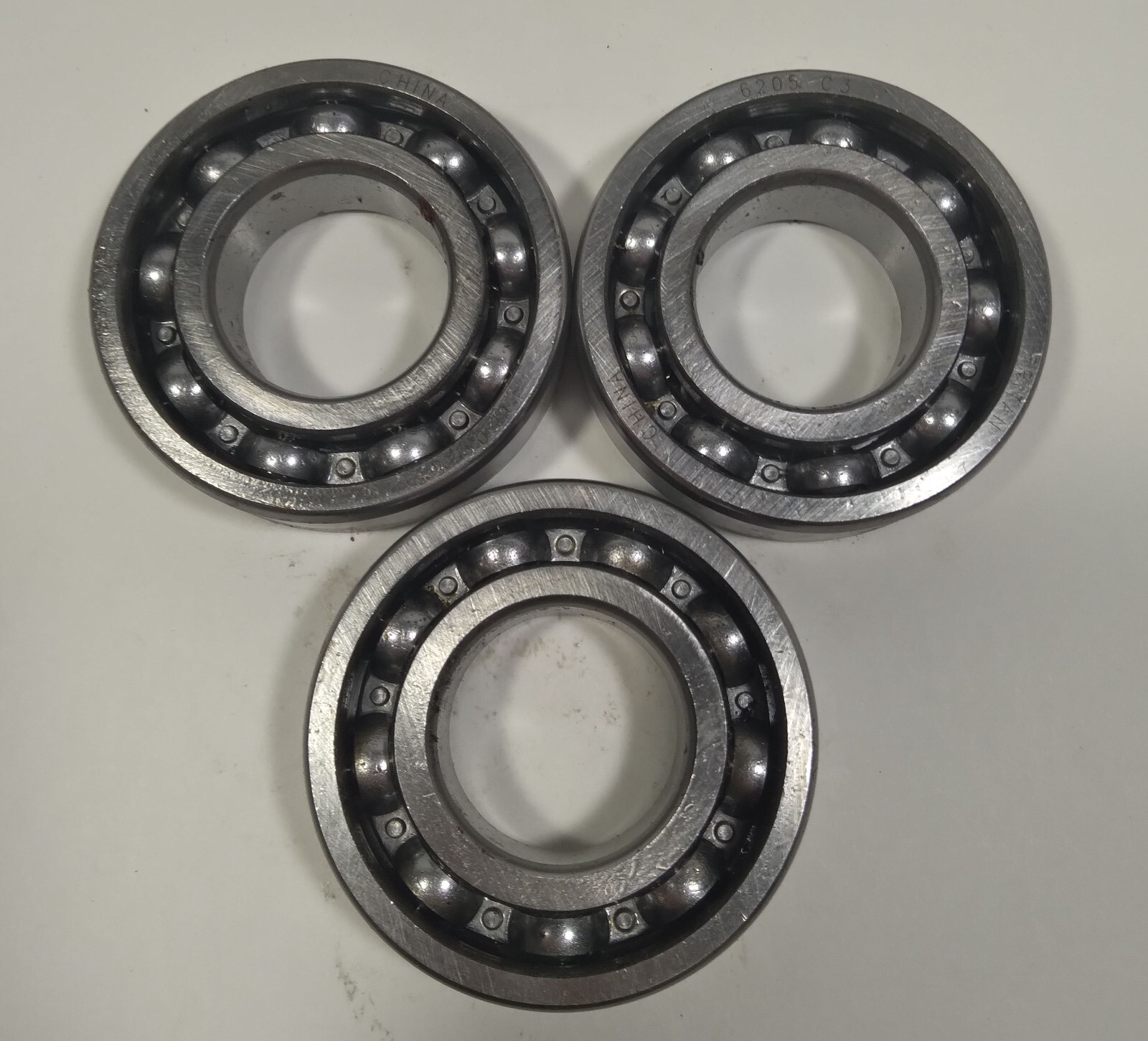 3 NEW TRITAN 6205 C3 RADIAL OPEN BALL BEARINGS NNB ***MAKE OFFER***