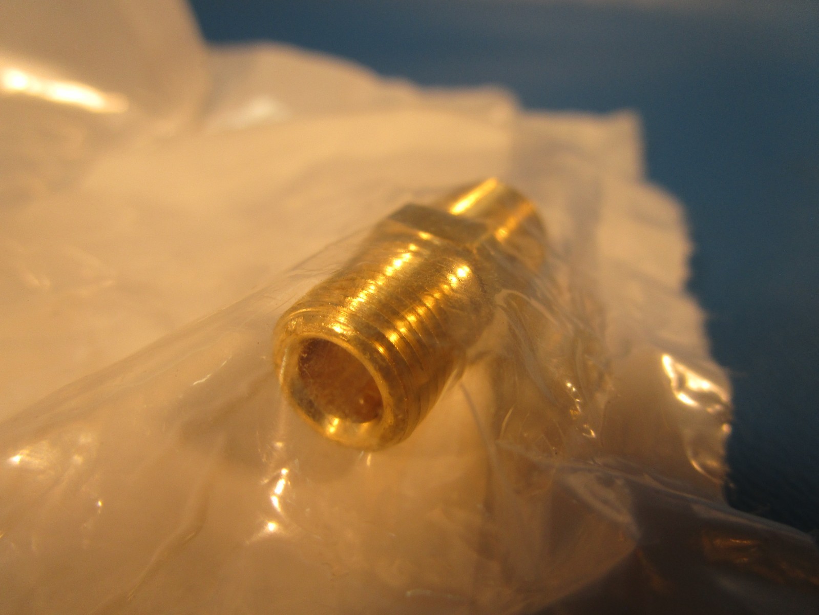 LOT OF 21 BW Hex Brass Nipple 1/8″NPT Male X 1/8″ NPT Male Pipe Fitting 3/8-inch