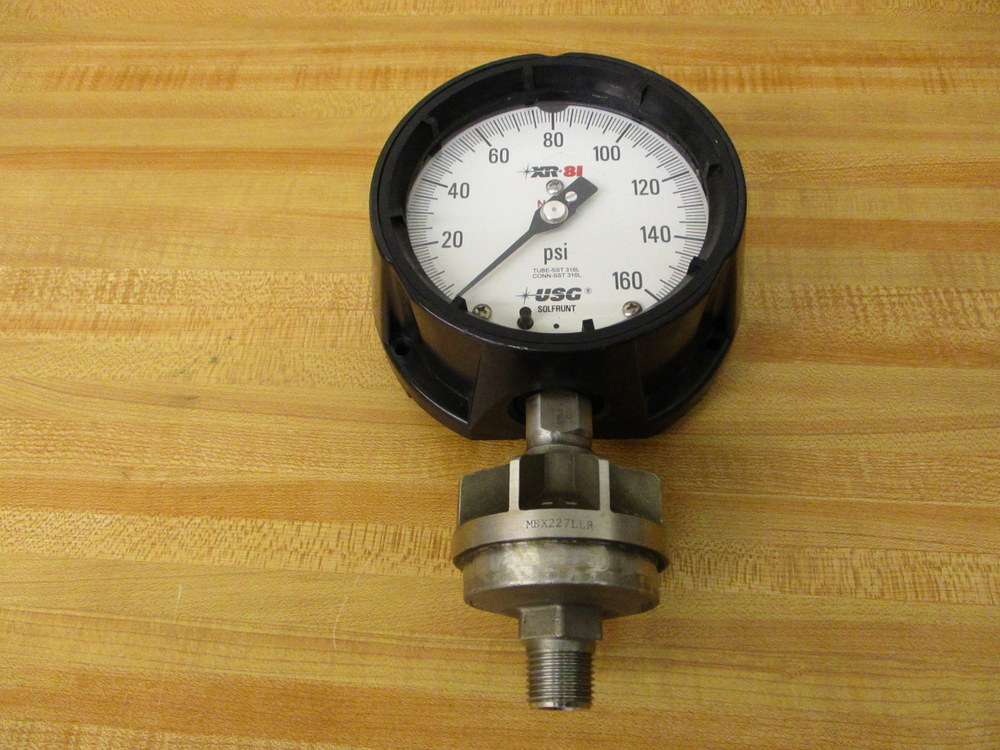 USG MBX227LLR Gauge 0-160 PSI