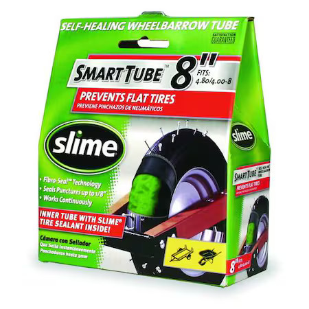 Slime 30012 Inr Tube, 2-5/8 In, Rbr, 4.8/4-8 Wb Tire