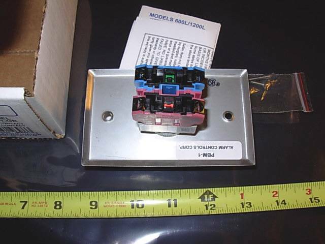 1 x PBM1GR by Alarm Controls Inc. Emergency Exit Button