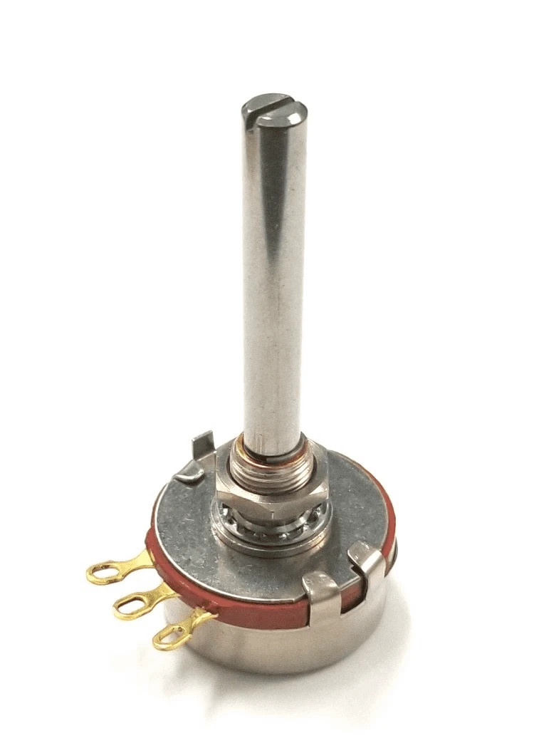 50 Ohm 2 Watt Linear Potentiometer 1/4″ x 2″ Shaft ~ KU50011S64 ( NTE 501-0030 )