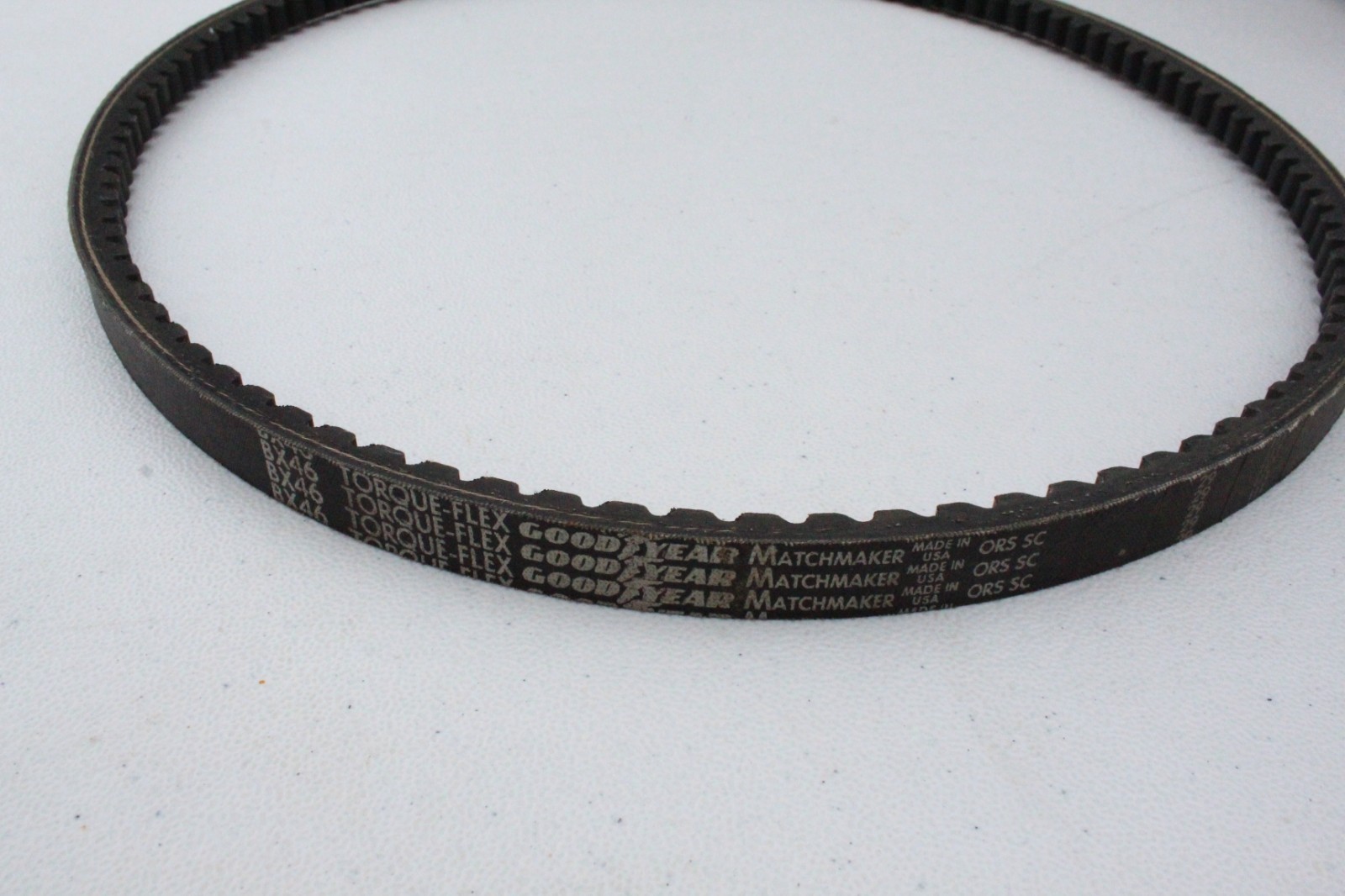 Lot of 2 Goodyear Torque-Flex Matchmaker BX46 Cogged V Belt 5/8″ x 49″