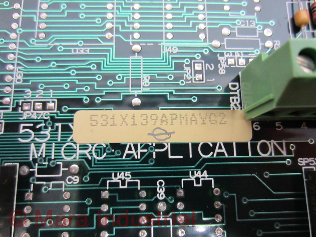 General Electric 531X139APMAYG2 Application Card