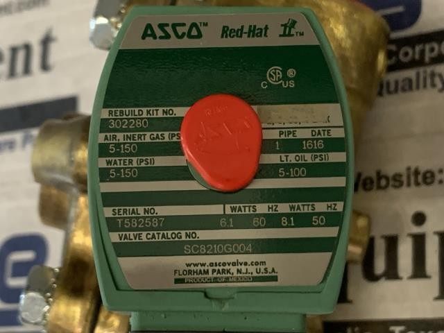 NEW Asco Solenoid Valve – SC8210G004 w/Warranty