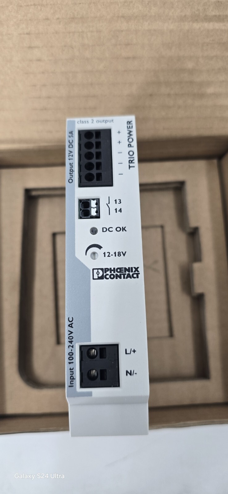 Phoenix Contact TRIO-PS-2G/1AC/12DC/5/C2LP Power Supply – Open Box – GC-5676