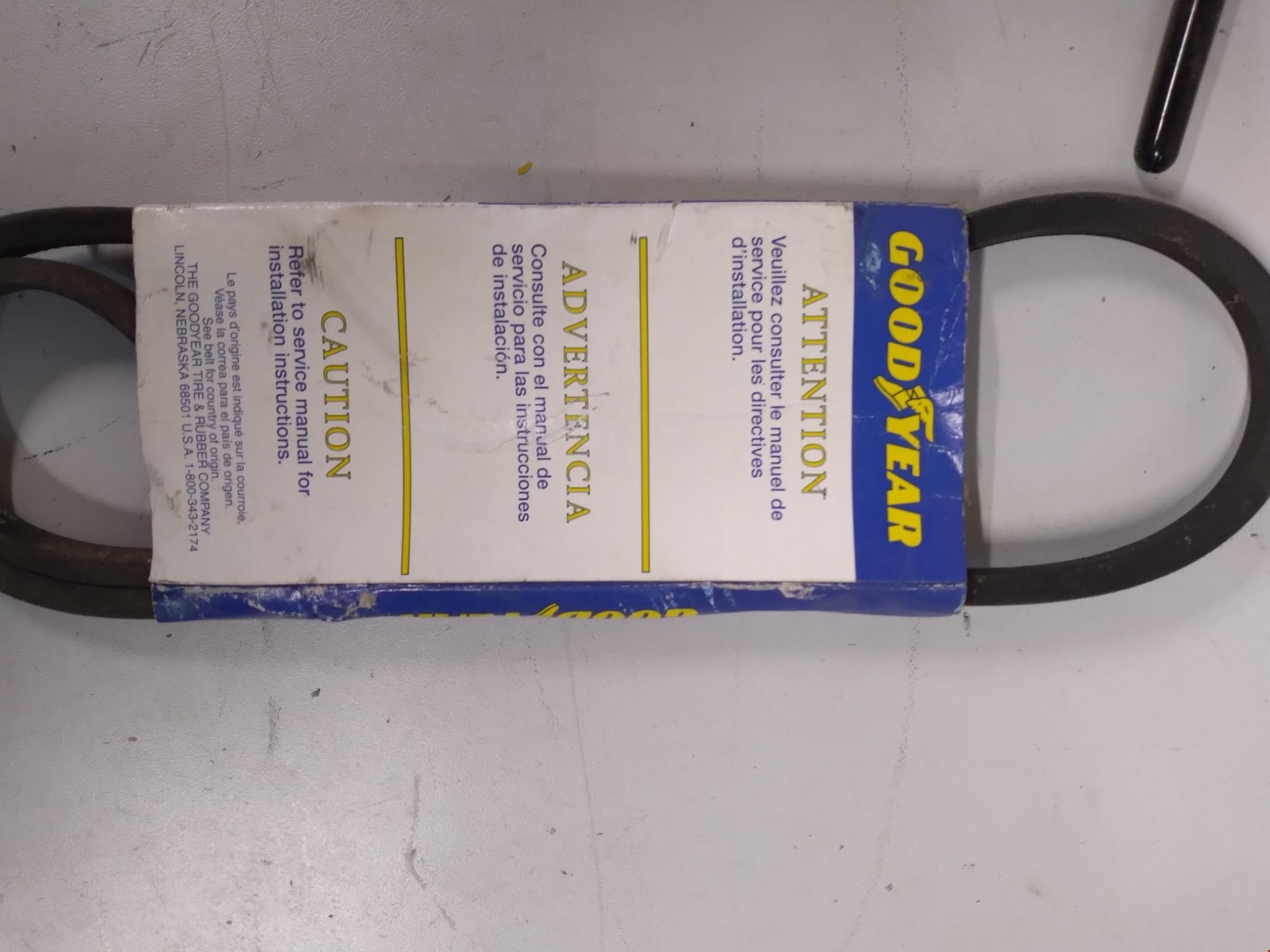 Goodyear PB617-4 A44 4L460 Classical V-Belt 1/2 x 46 Inch Industrial Drive Belt