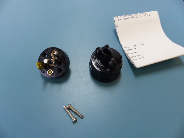 Cooper AH7485 Qty of 6 per Lot Midget locking plug; Arrow Hart Crouse Hinds ML3