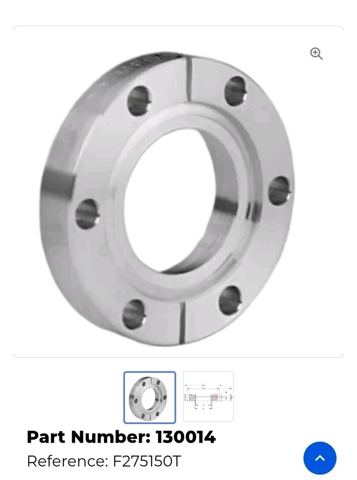 NEW MDC Vacuum Products 130014 Del-Seal CF Flange 304ss **SHIPS QUICK**
