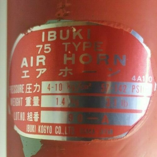 IBUKI 75 Type Air Horn Pressure: 4-10 kg/cm2 – NEW