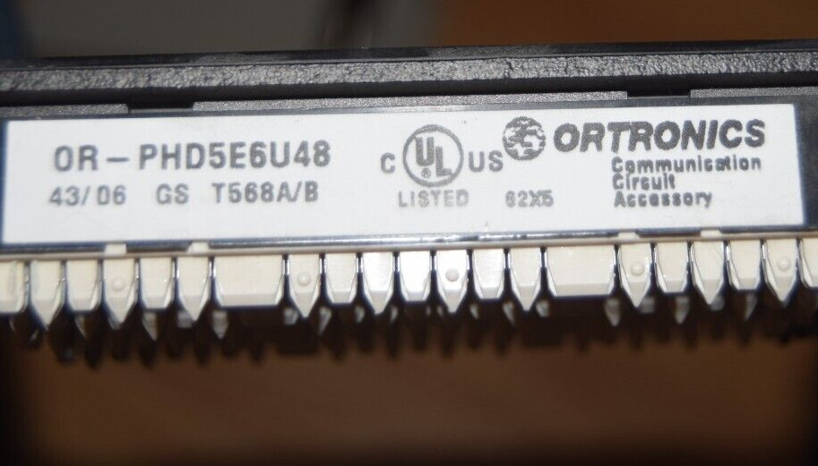 Ortronics OR-PHD5E6U48 48 PORT CAT 5E CLARITY PATCH PANEL
