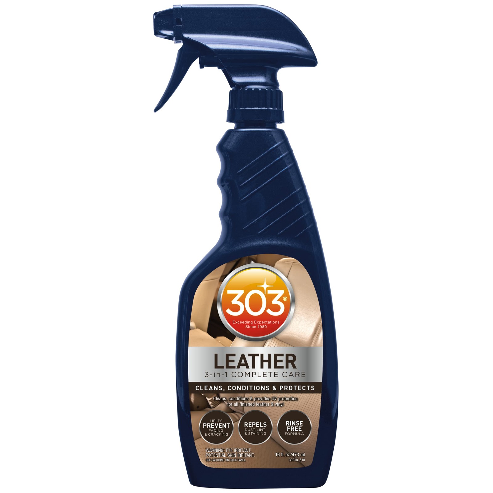 303 Automotive Leather 3 in 1 Complete Care 16oz UV Protection Cleaner