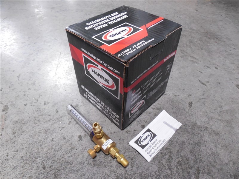 NEW Harris 55-2 N2/AIR Heavy Duty Air or Nitrogen Single Stage Flowmeter