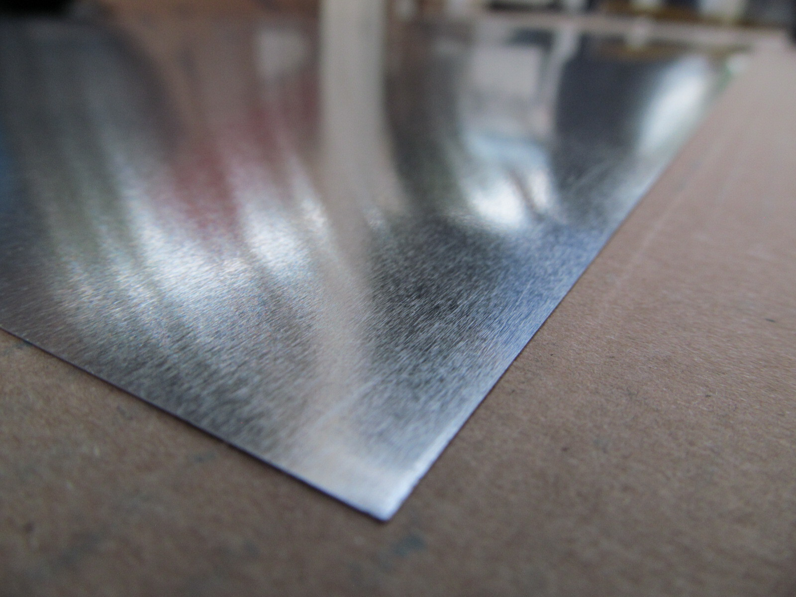 0.15mm thick aluminum sheet metal panel 18″x12″