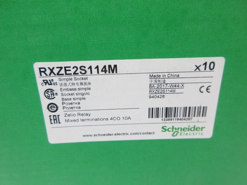 SCHNEIDER ELECTRIC RXZE2S114M 250V 10A (PKG OF 10) NSMP
