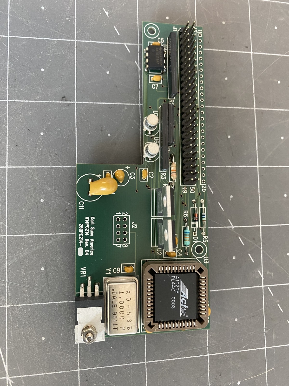 Karl Suss Cassette Platform Control Circuit PN: 4500099802