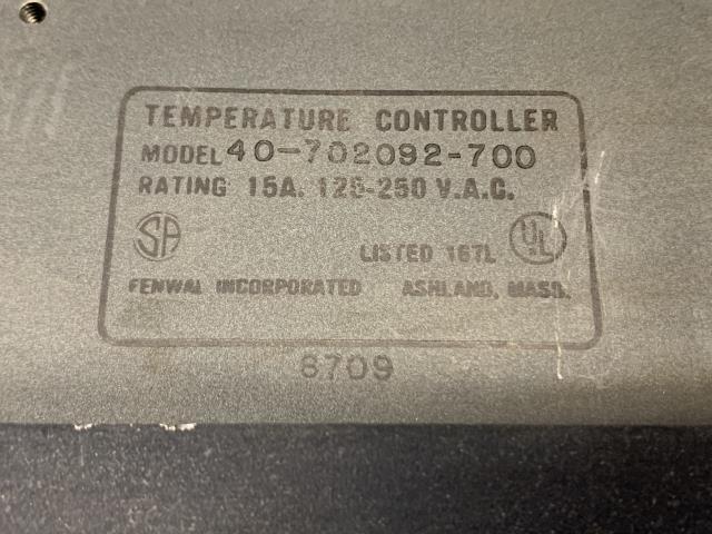 Fenwal Temperature Controller – 40-702092-700 w/Warranty